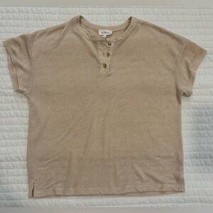 Bohme Three-Button Cropped Shirt Sz Medium